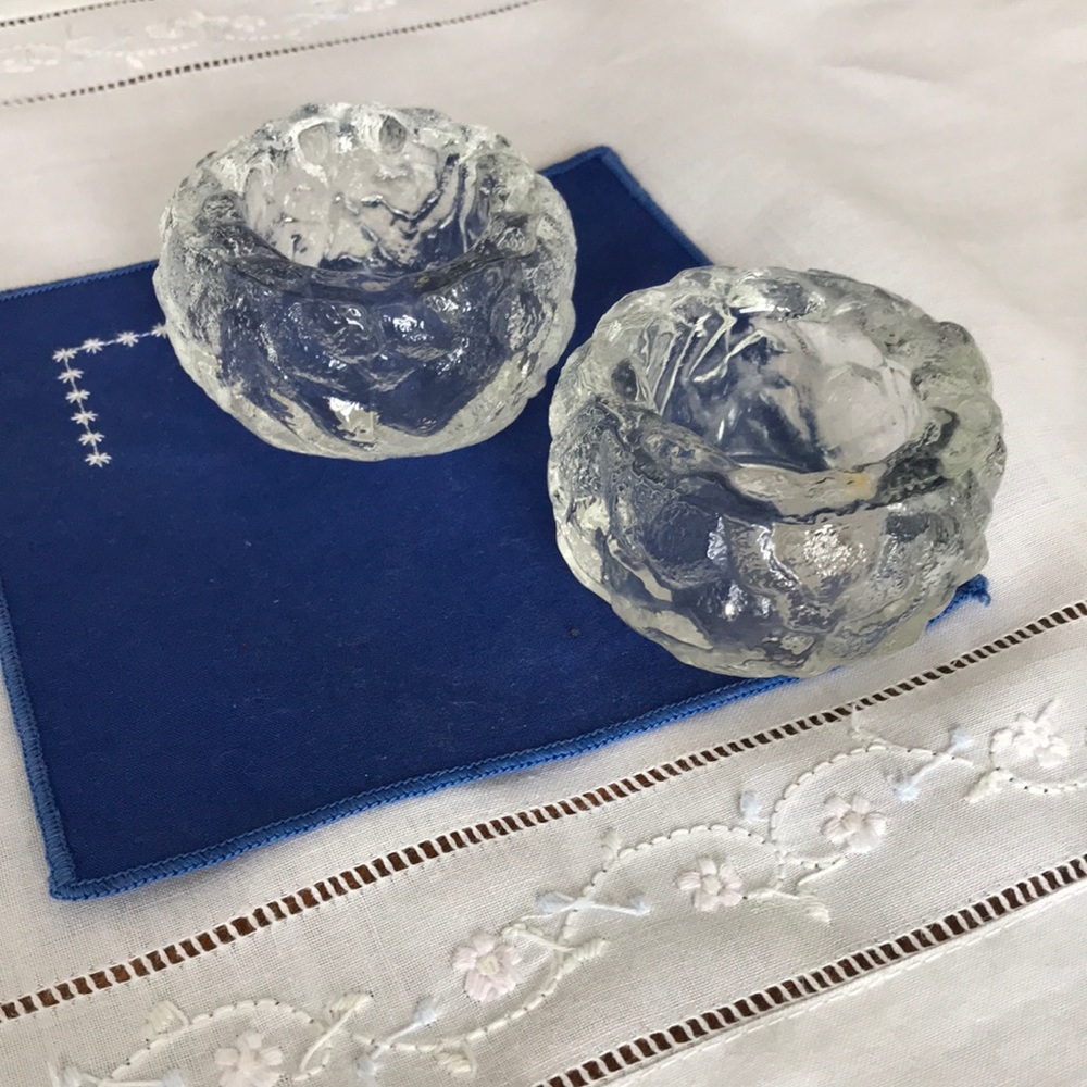 Candle holders.